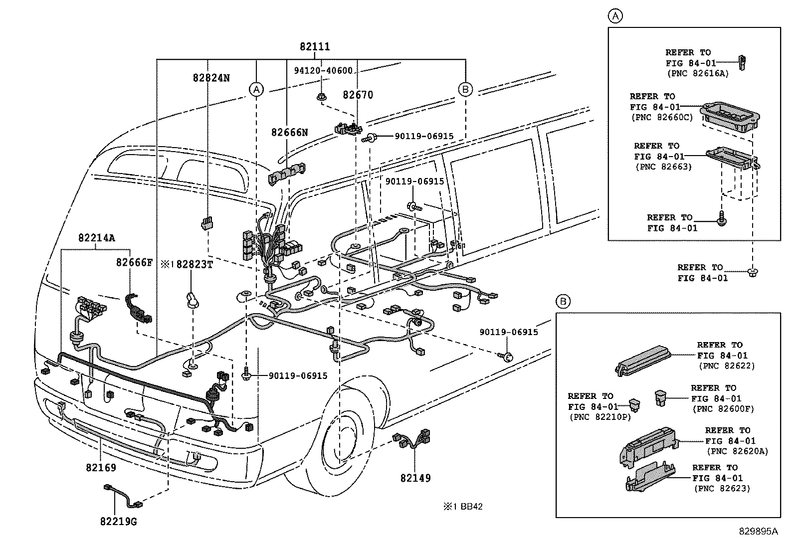 82817-36090 PROTECTOR, WIRING HARNESS, NO.1 product image