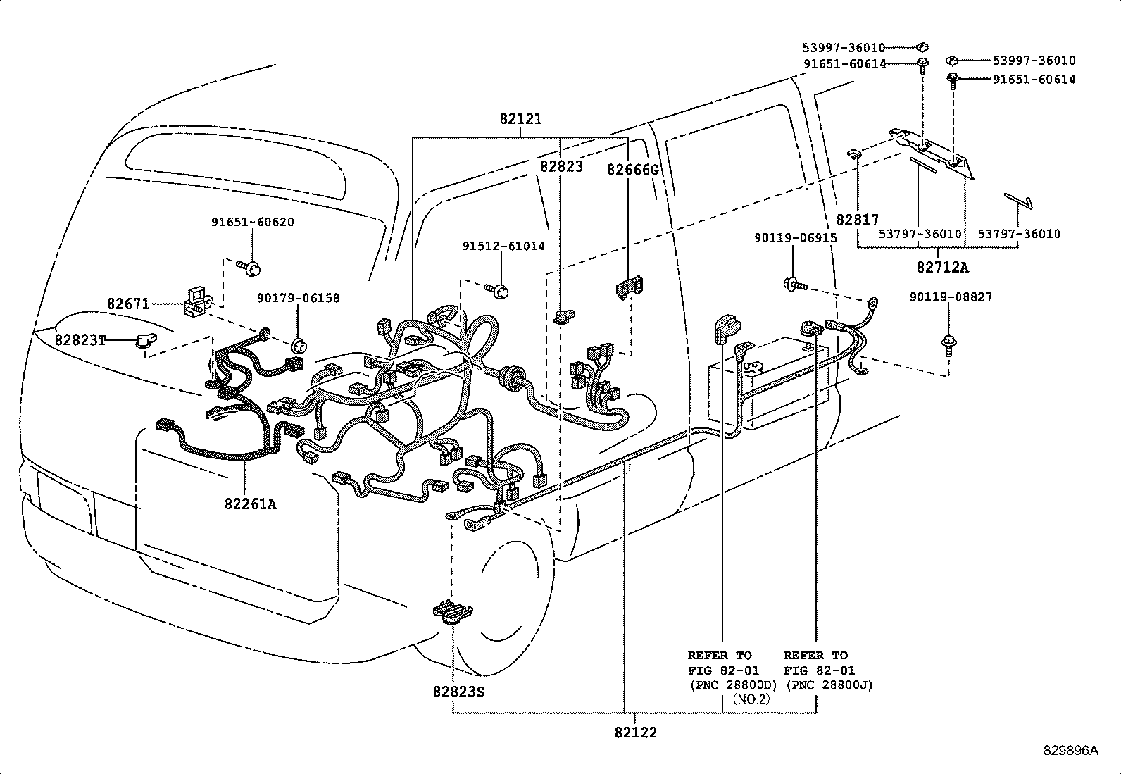 82817-36090 PROTECTOR, WIRING HARNESS, NO.1 product image