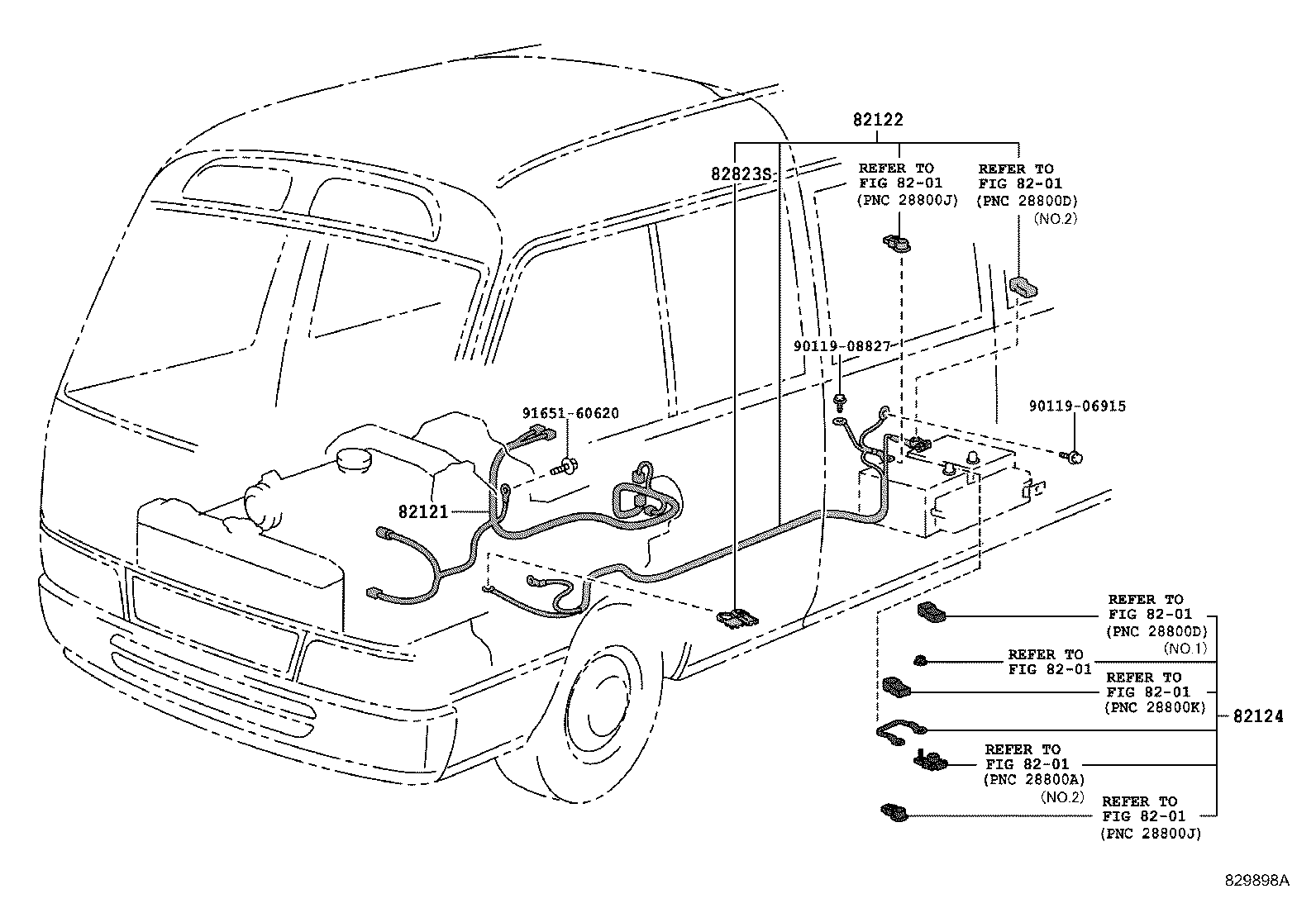 82817-36090 PROTECTOR, WIRING HARNESS, NO.1 product image