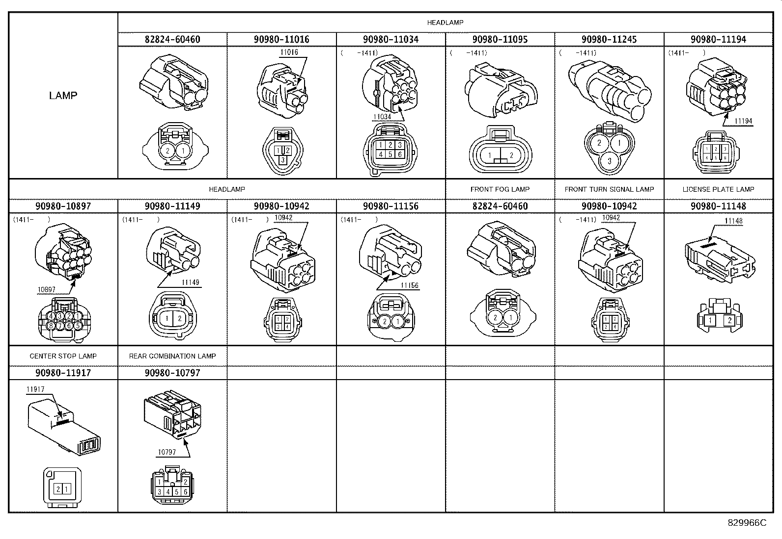 82142-47290 WIRE, INSTRUMENT PANEL, NO.2 product image
