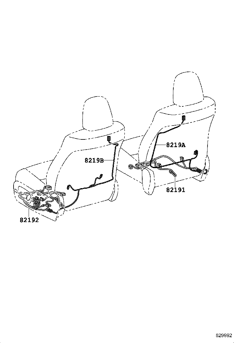 82122-0E080 WIRE, ENGINE, NO.2 product image