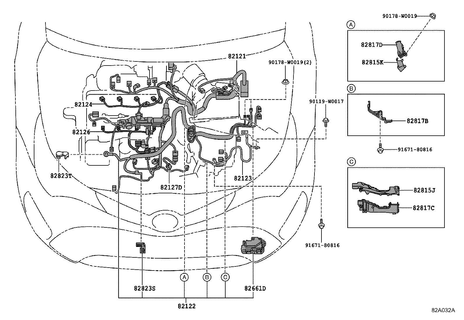 82121-05B71 WIRE, ENGINE product image