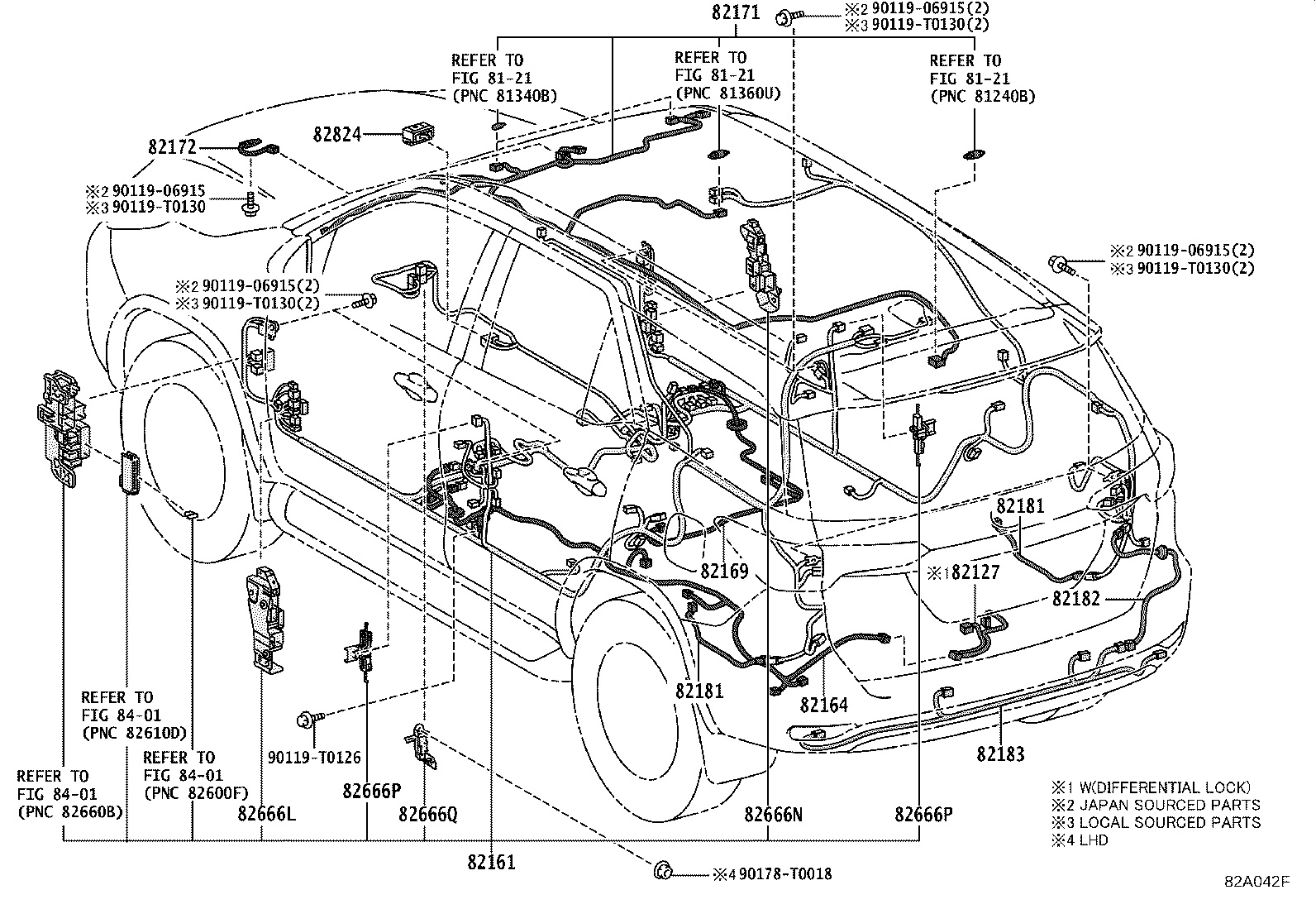 82142-KK341 WIRE, INSTRUMENT PANEL, NO.2 product image