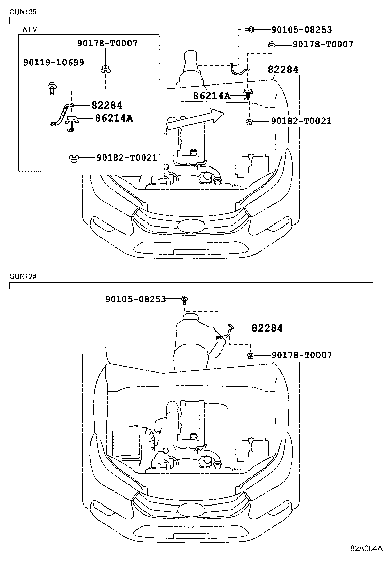 82817-0K550 PROTECTOR, WIRING HARNESS, NO.2 product image
