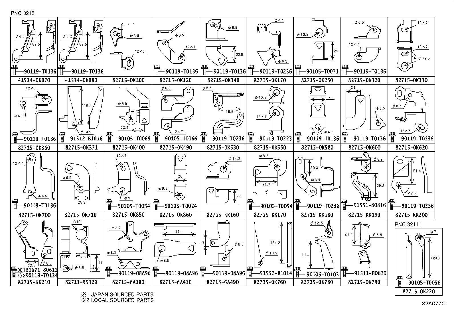 Thumbnail 14 for 82143-KK030