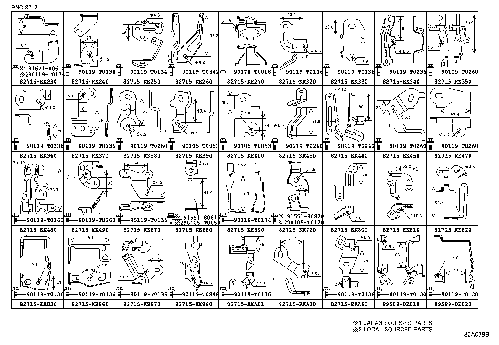 Thumbnail 15 for 82143-KK030