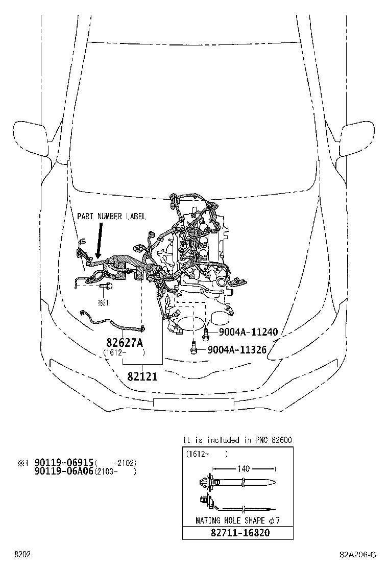Thumbnail 2 for 82161-BY320