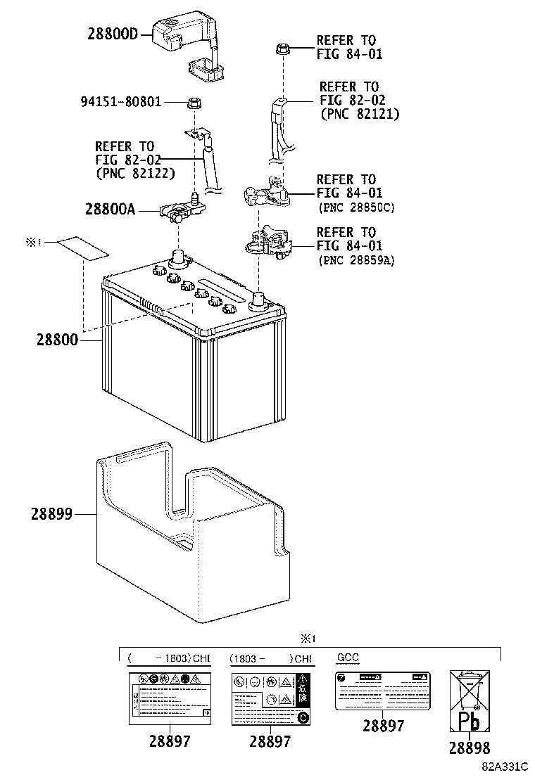 28899-31230 INSULATOR, BATTERY product image
