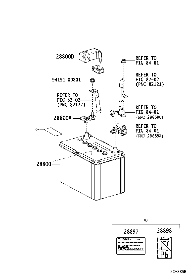 28899-36050 INSULATOR, BATTERY product image