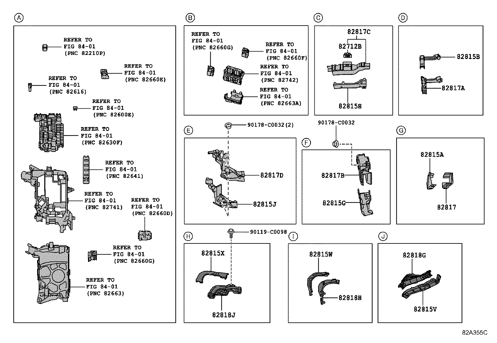 82817-02F30 PROTECTOR, WIRING HARNESS, NO.15 product image