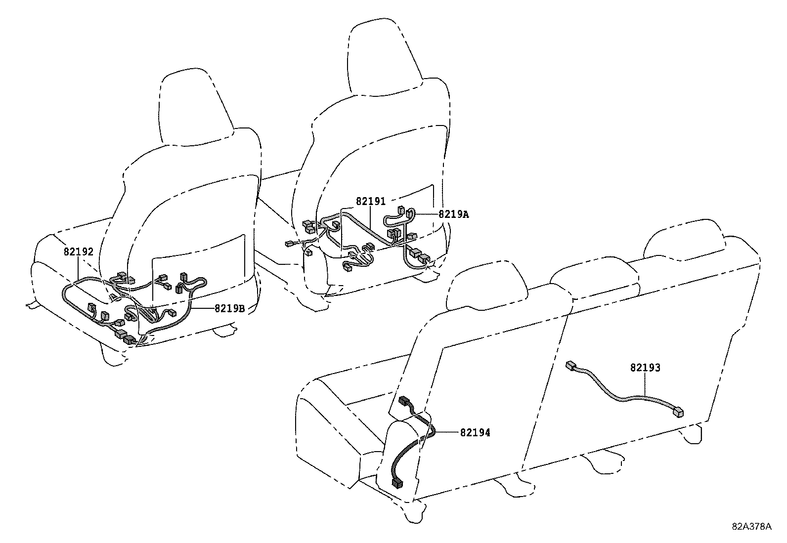 82712-28290 SUPPORT, WIRING HARNESS product image