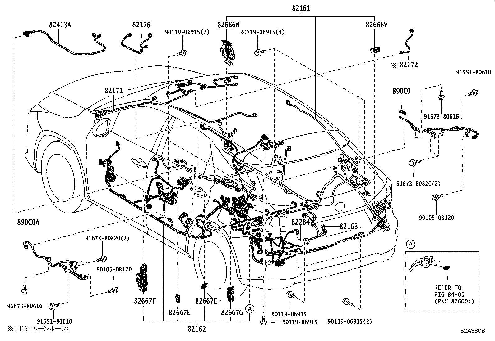 82142-48P50 WIRE, INSTRUMENT PANEL, NO.2 product image
