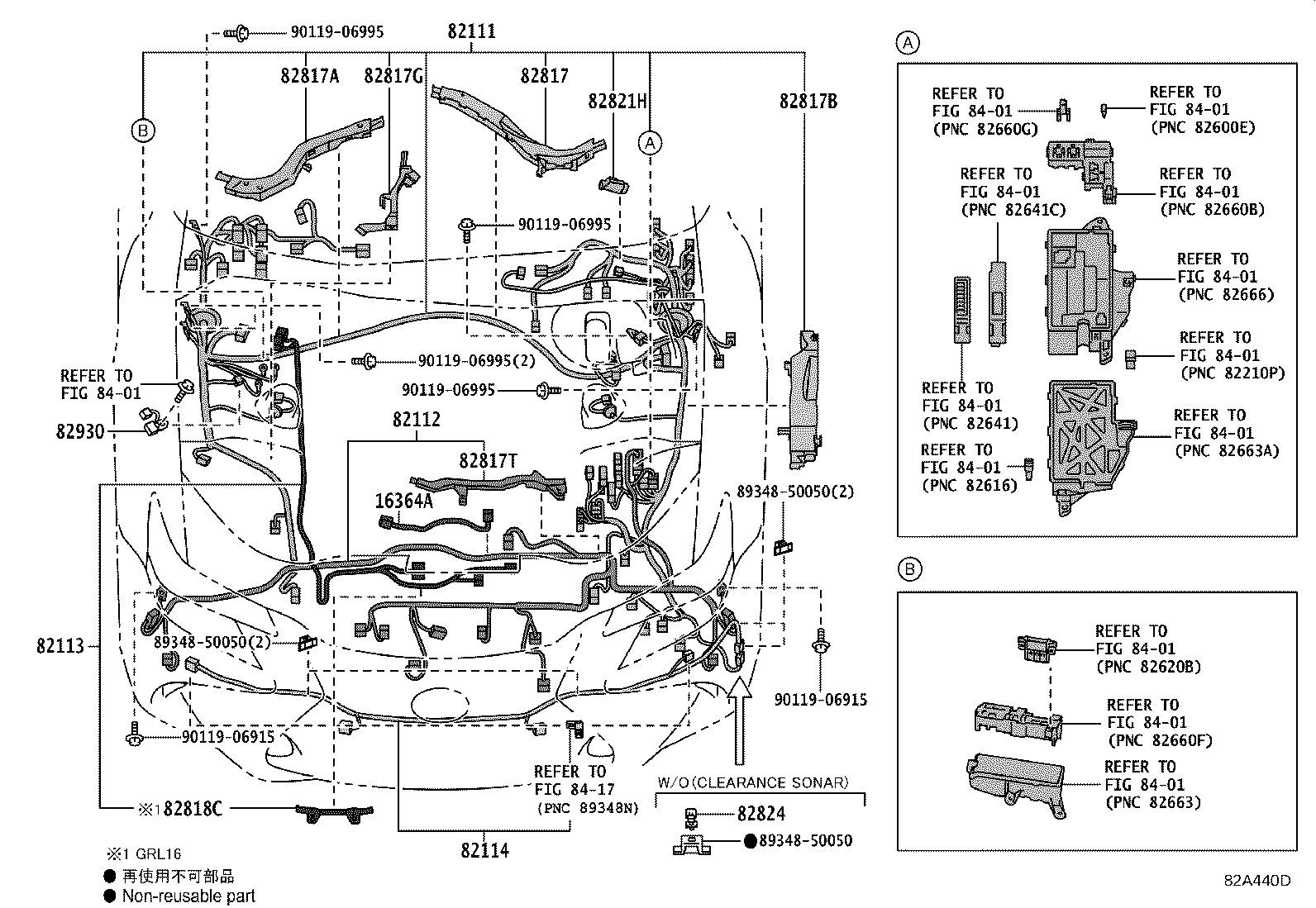 82151-30D00 WIRE, FRONT DOOR, RH product image