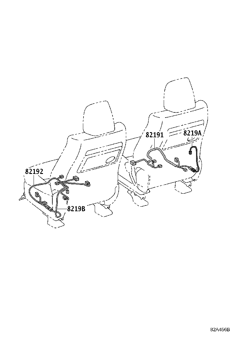 82142-KK020 WIRE, INSTRUMENT PANEL, NO.2 product image