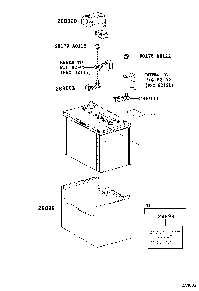 28899-0P030 INSULATOR, BATTERY product image