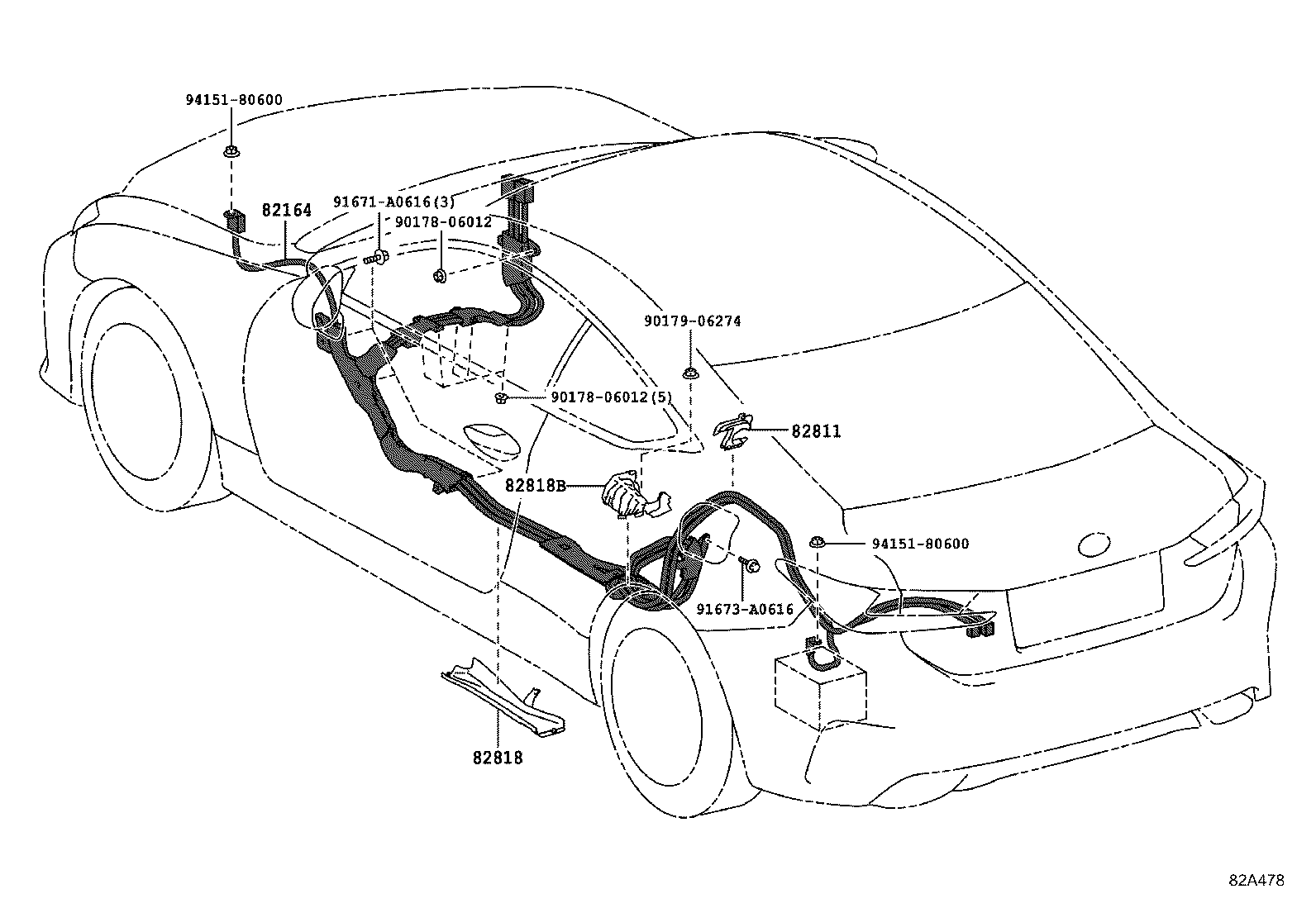 82817-30M00 PROTECTOR, WIRING HARNESS, NO.3 product image