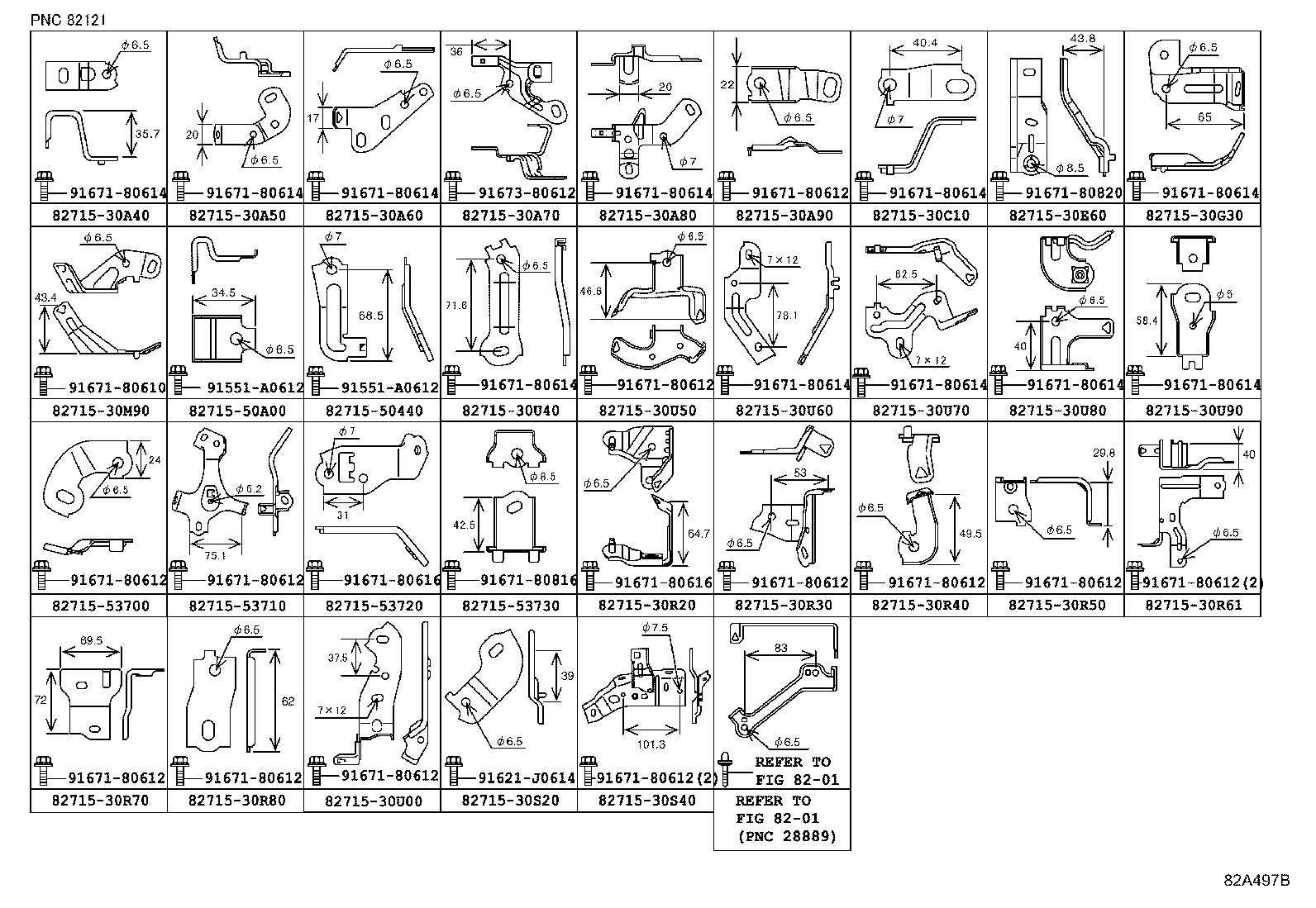 82817-30M00 PROTECTOR, WIRING HARNESS, NO.3 product image