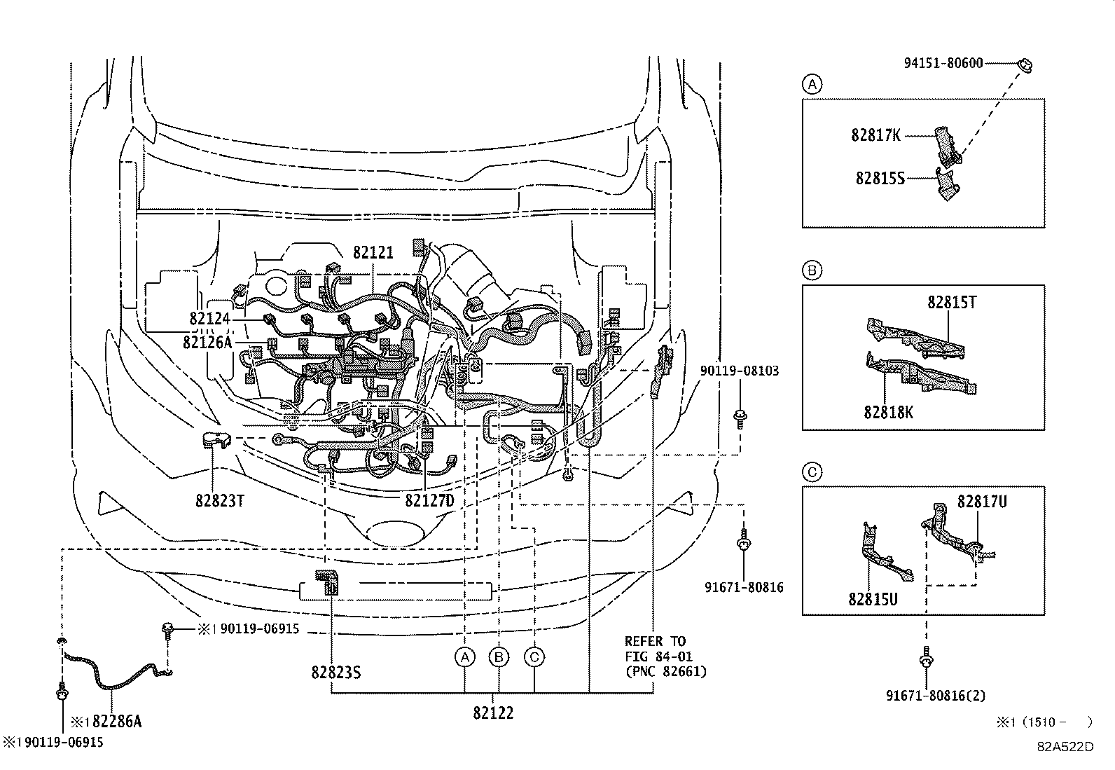 82817-42580 PROTECTOR, WIRING HARNESS, NO.11 product image