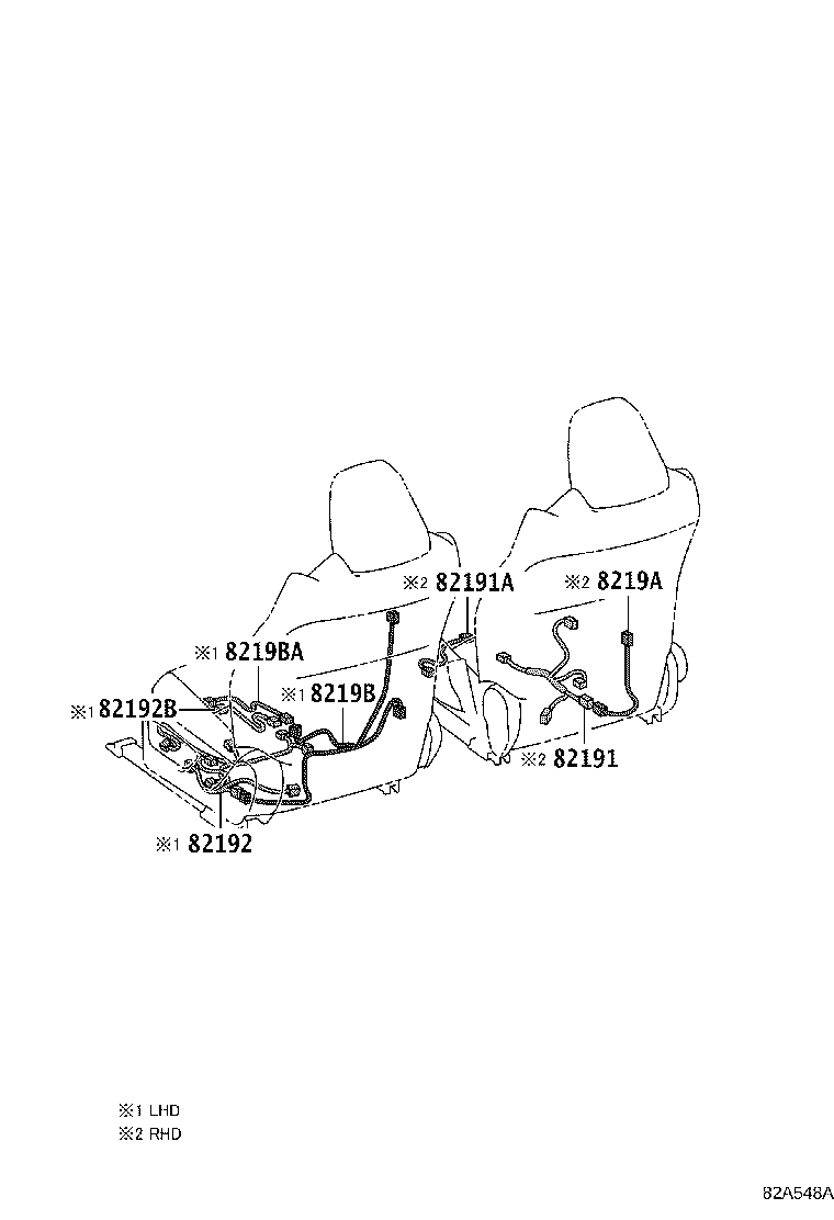 82142-47691 WIRE, INSTRUMENT PANEL, NO.2 product image