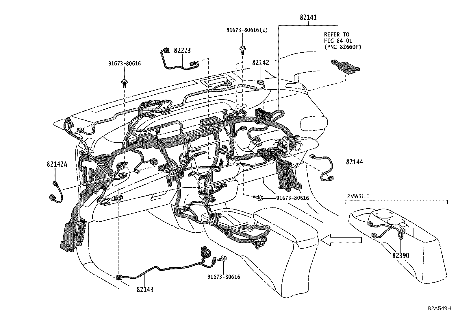 82191-47180 WIRE, FRONT SEAT, RH product image