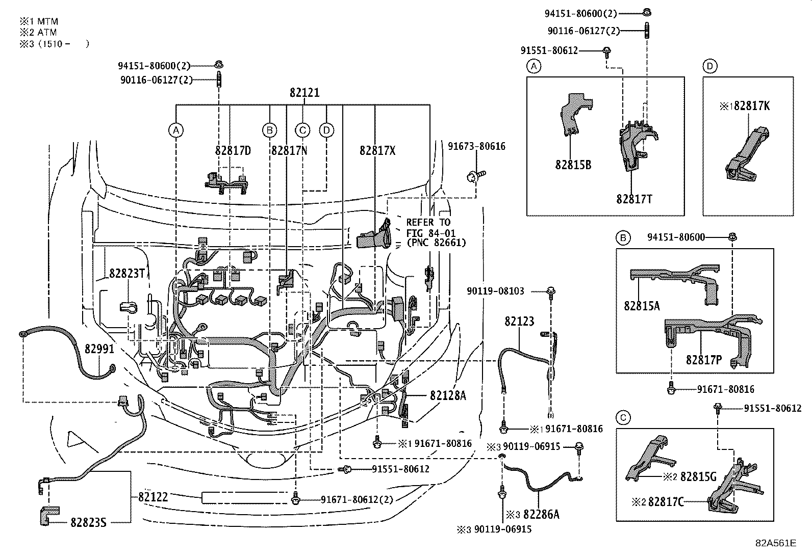 82817-42850 PROTECTOR, WIRING HARNESS, NO.2 product image