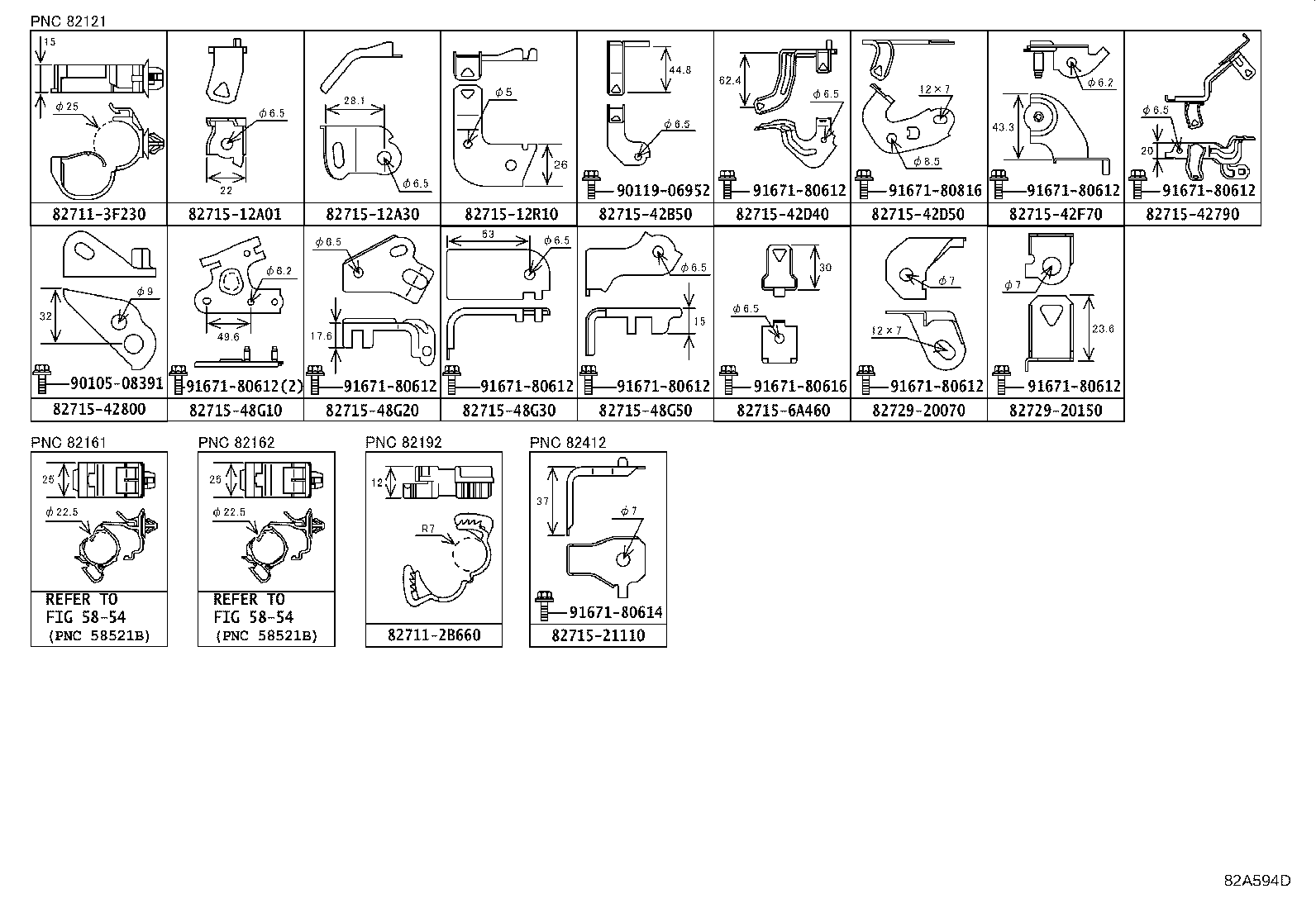 82817-42850 PROTECTOR, WIRING HARNESS, NO.2 product image