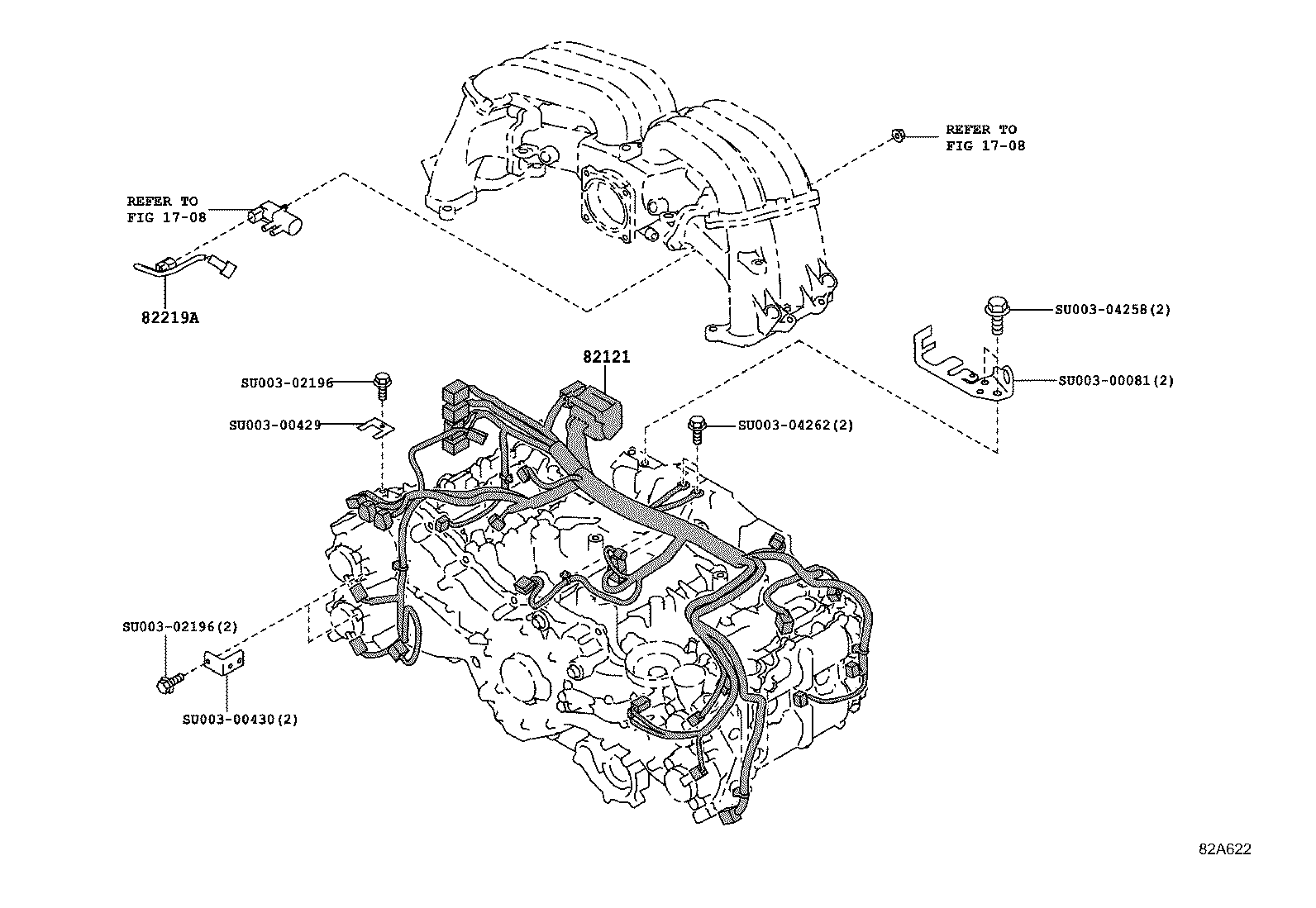 82111-18040 WIRE, ENGINE ROOM, NO.2 product image