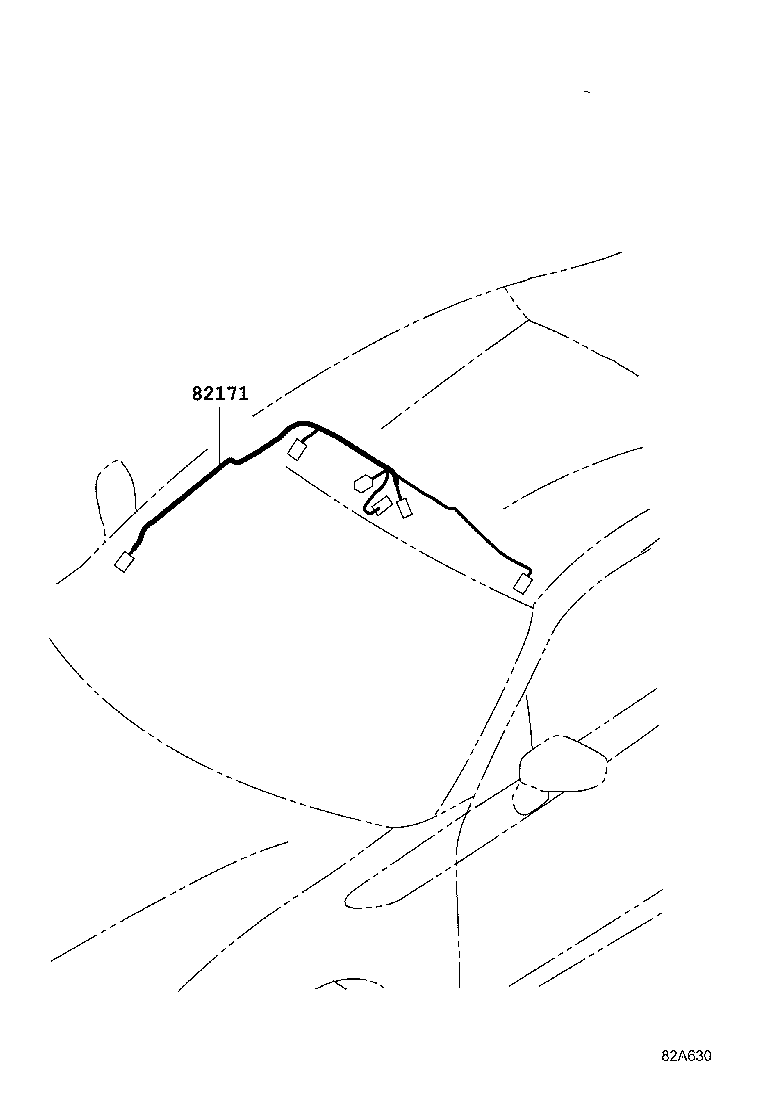 82111-18040 WIRE, ENGINE ROOM, NO.2 product image