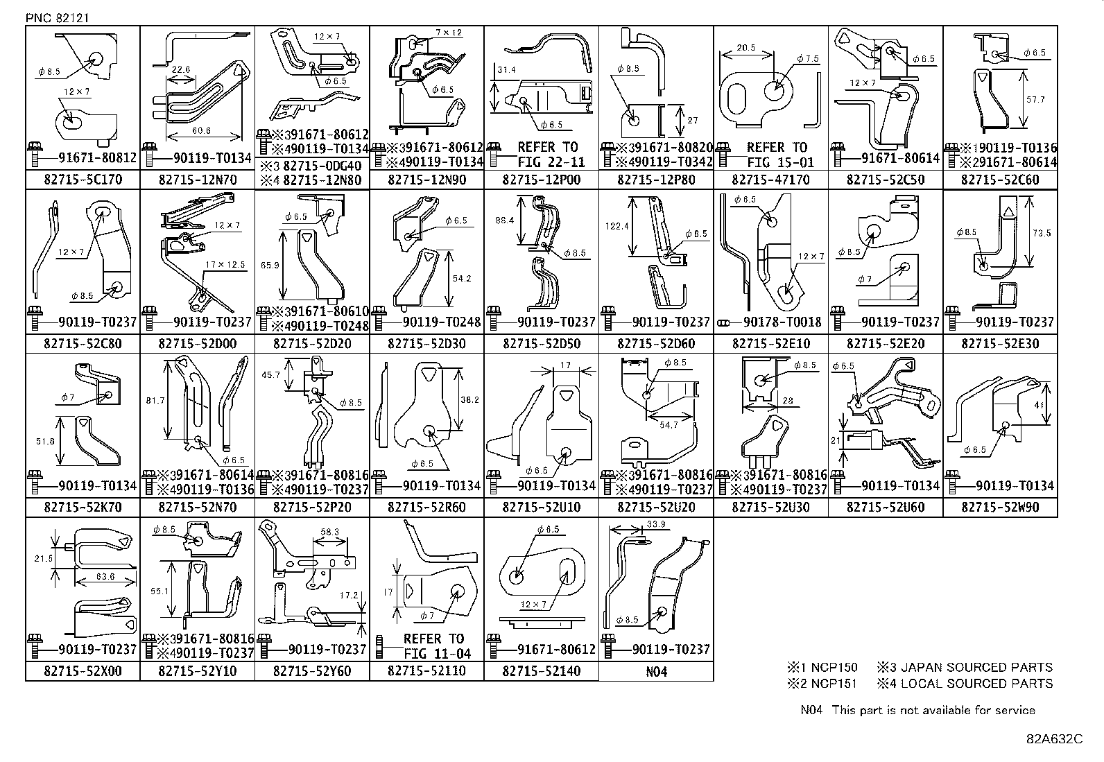 Thumbnail 10 for 82152-0DF40