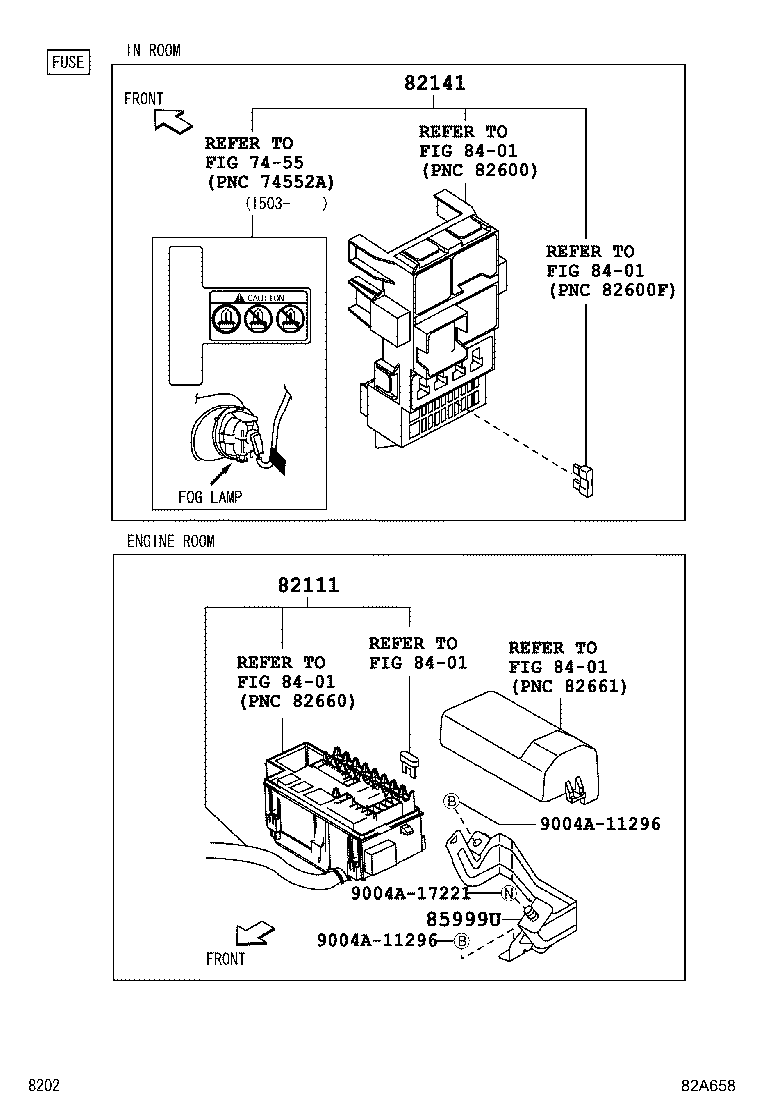 82154-BZ050 WIRE, REAR DOOR, NO.2 product image