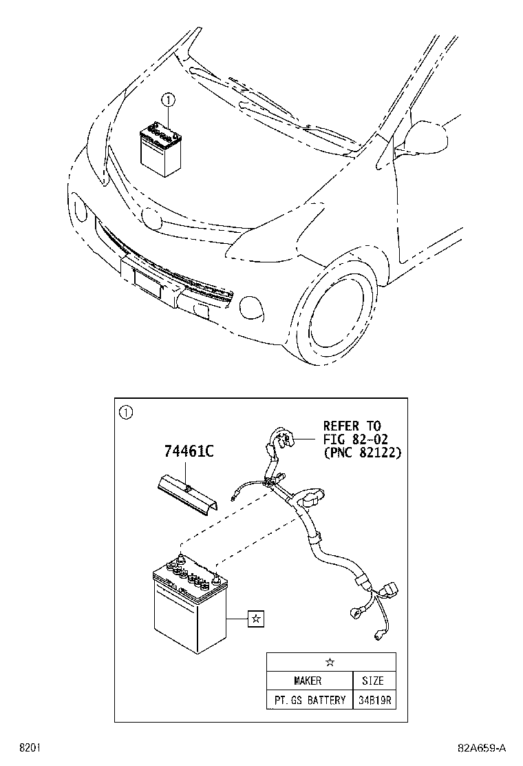 Toyota 28800-BZ190 BATTERY