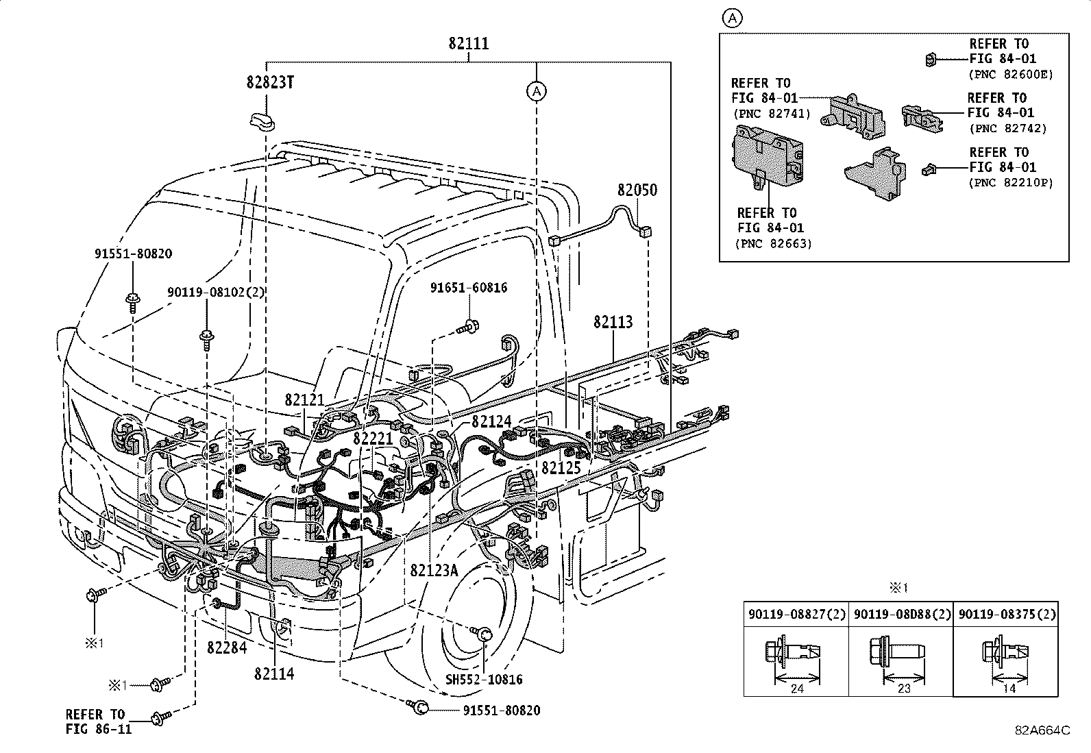 82113-37R70 WIRE, ENGINE ROOM, NO.3 product image