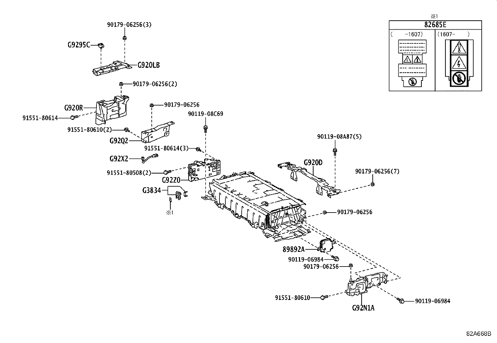 28899-47020 INSULATOR, BATTERY product image