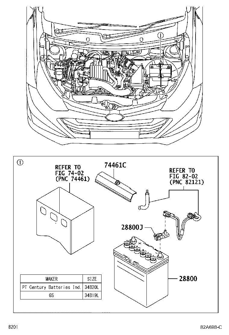 28800-BZ280 BATTERY product image