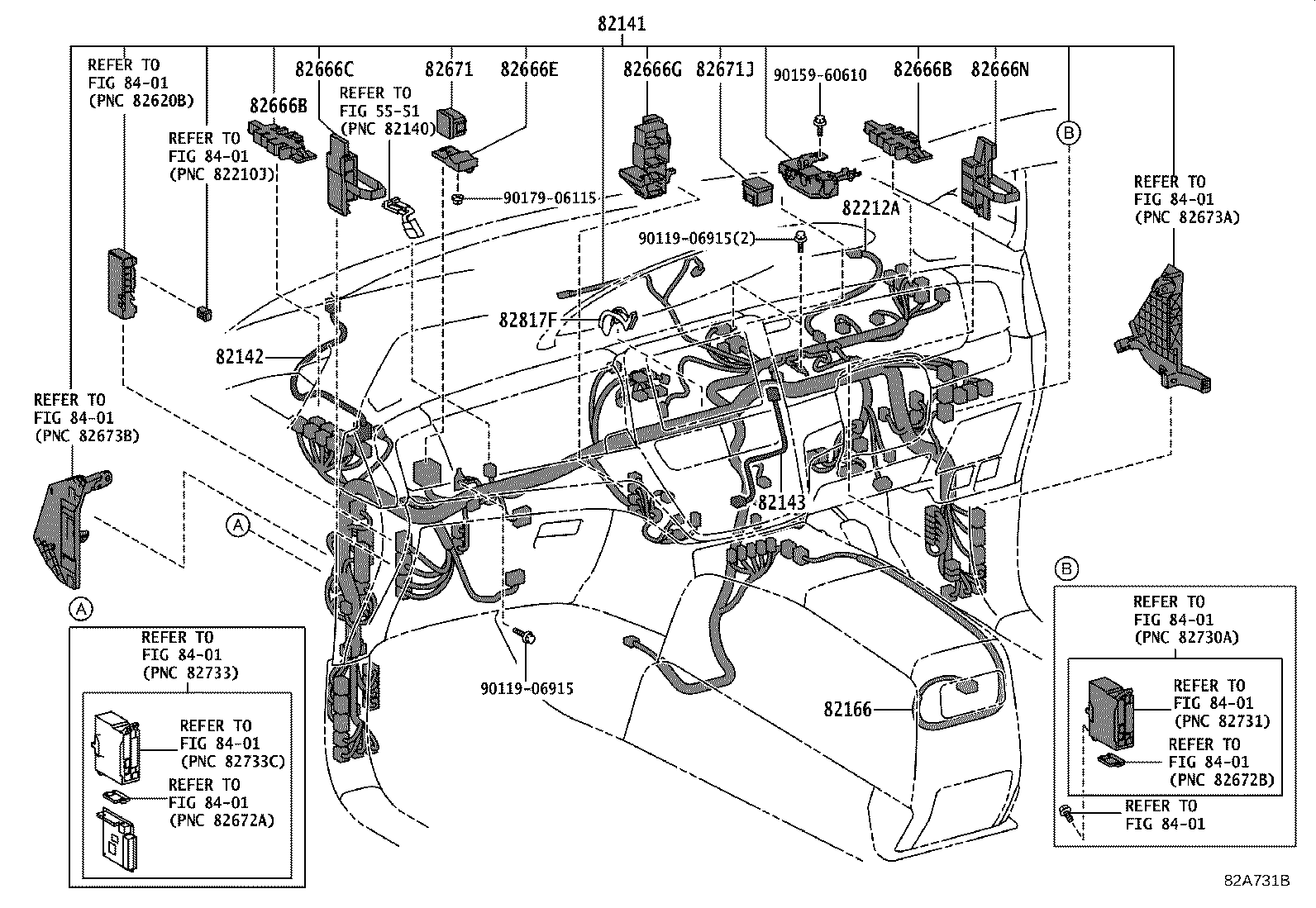 82113-28170 WIRE, ENGINE ROOM, NO.3 product image