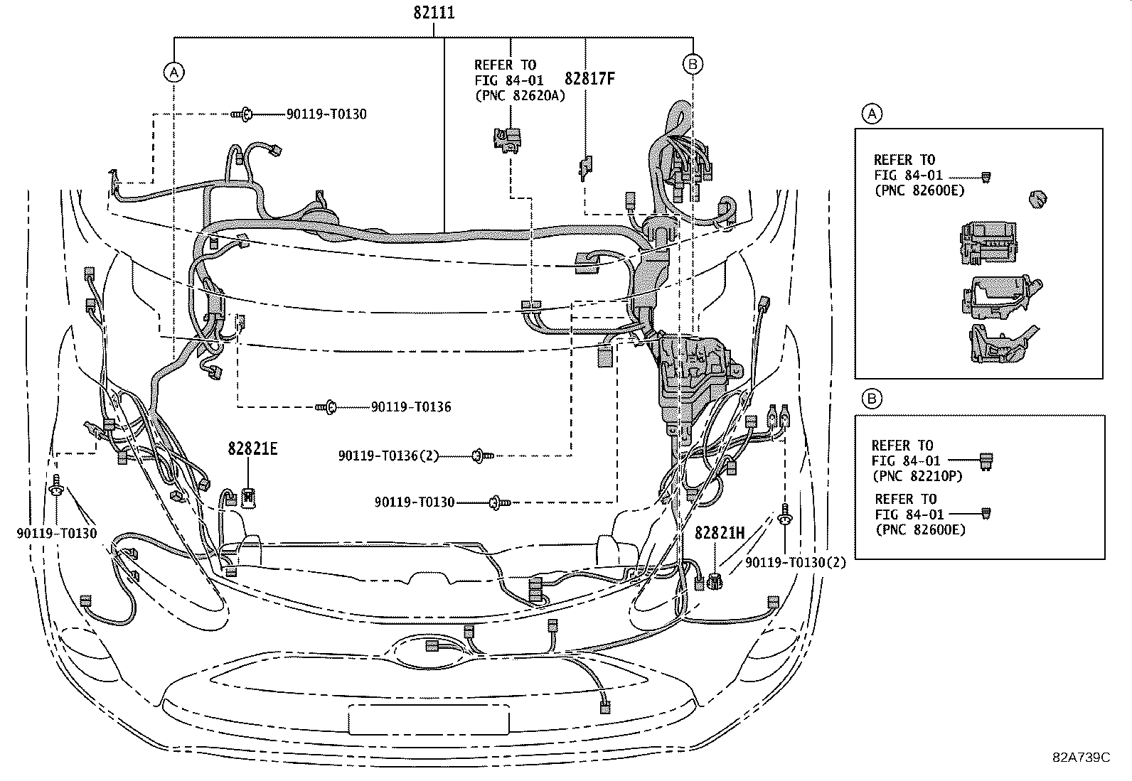 82121-0DR90 WIRE, ENGINE product image