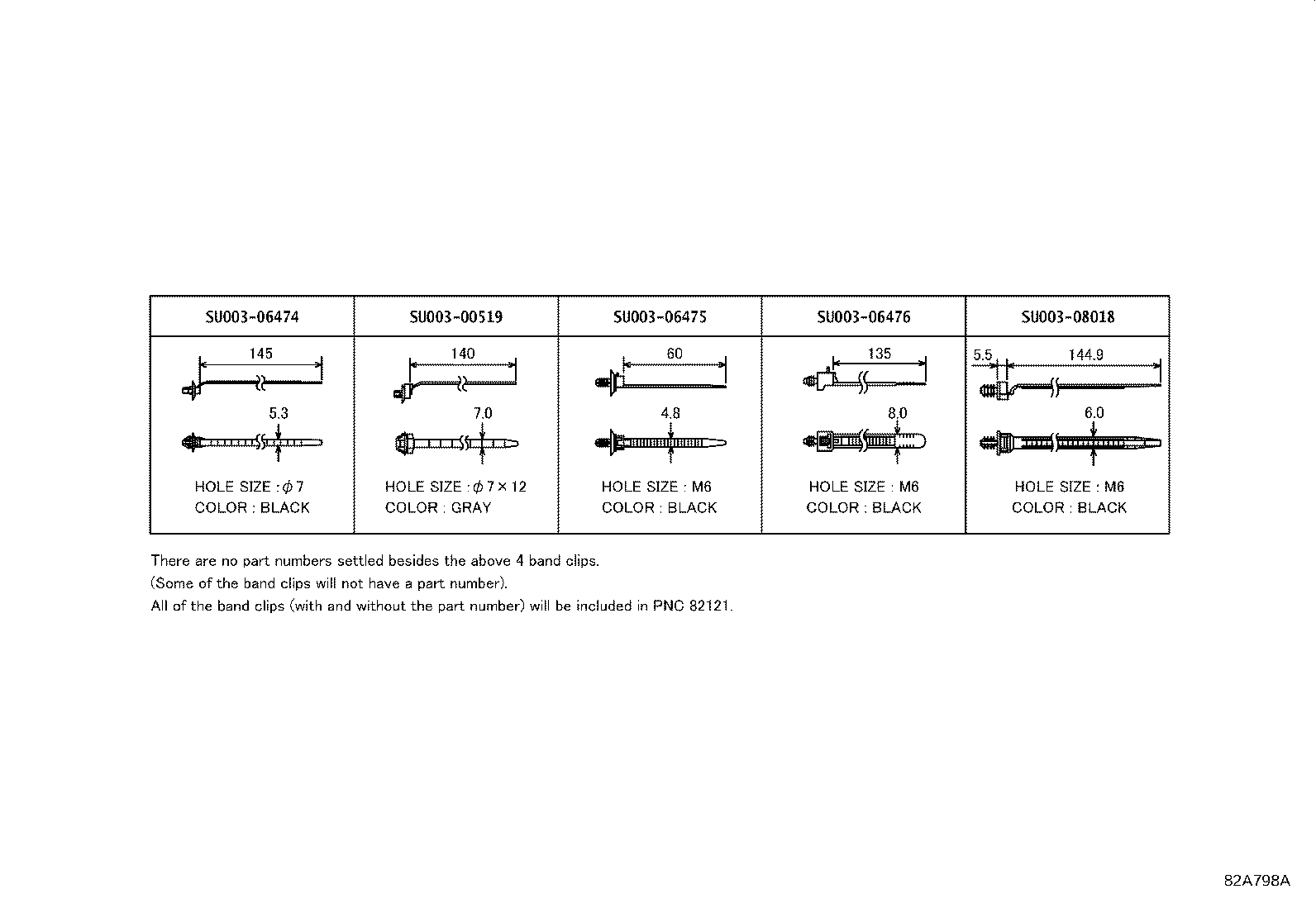 Toyota SU003-07371 WIRE, FLOOR