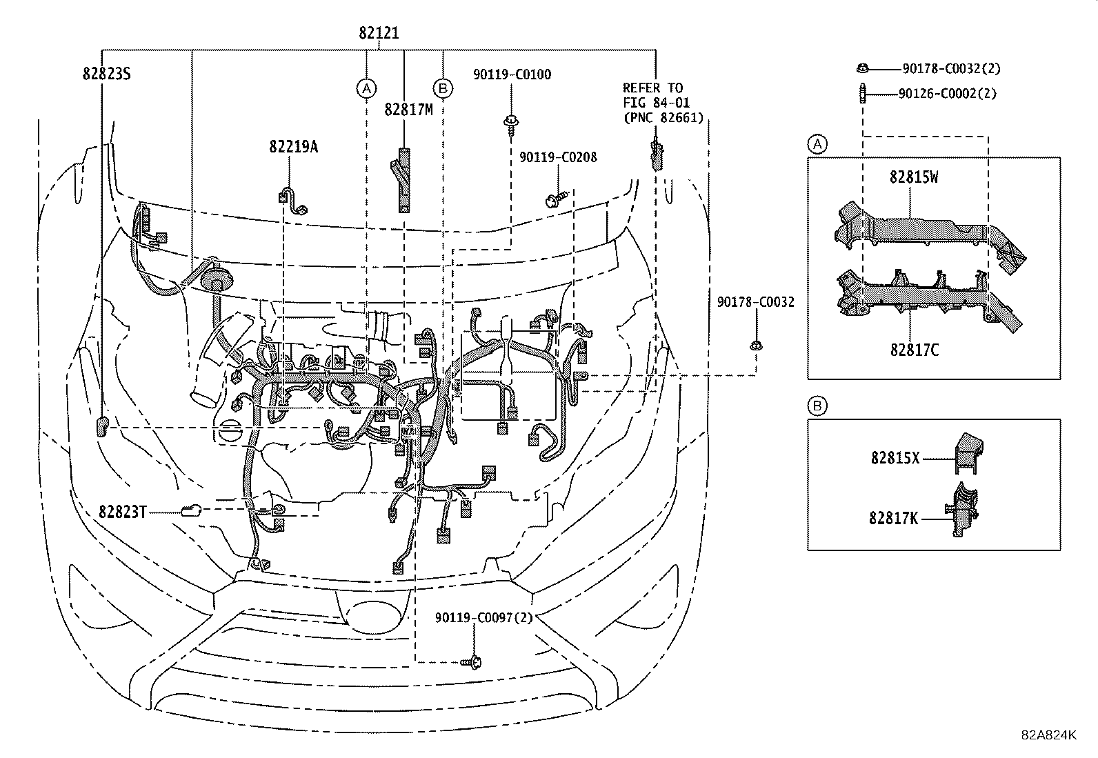 82817-0D790 PROTECTOR, WIRING HARNESS, NO.10 product image