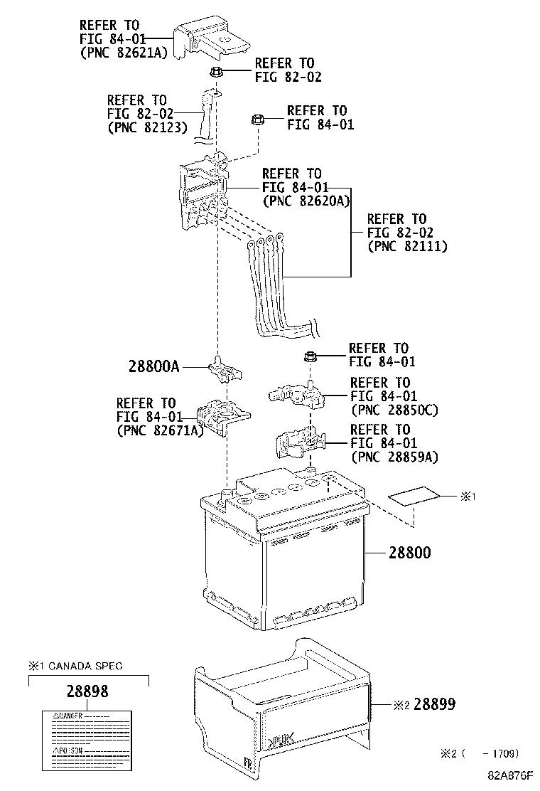 Toyota 89890-47150 COMPUTER ASSY, BATTERY