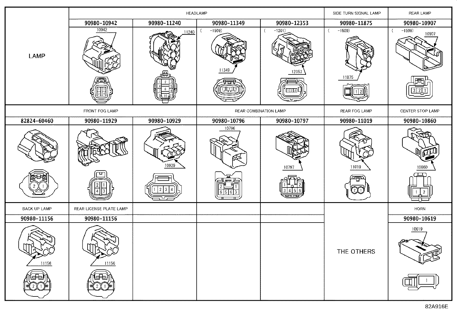 82122-60860 WIRE, ENGINE, NO.2 product image