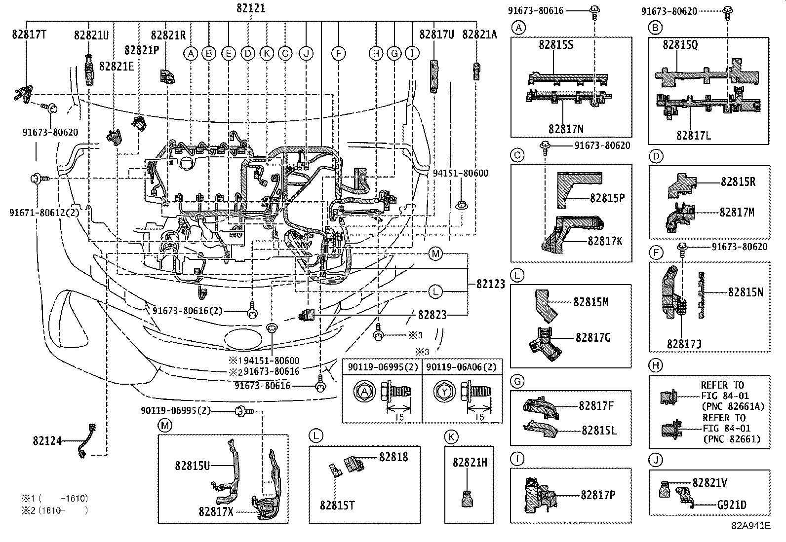 82142-47490 WIRE, INSTRUMENT PANEL, NO.2 product image