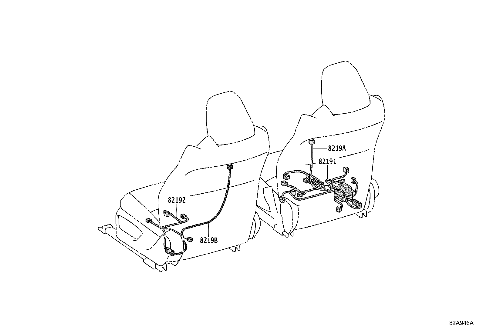 82113-47480 WIRE, ENGINE ROOM, NO.3 product image