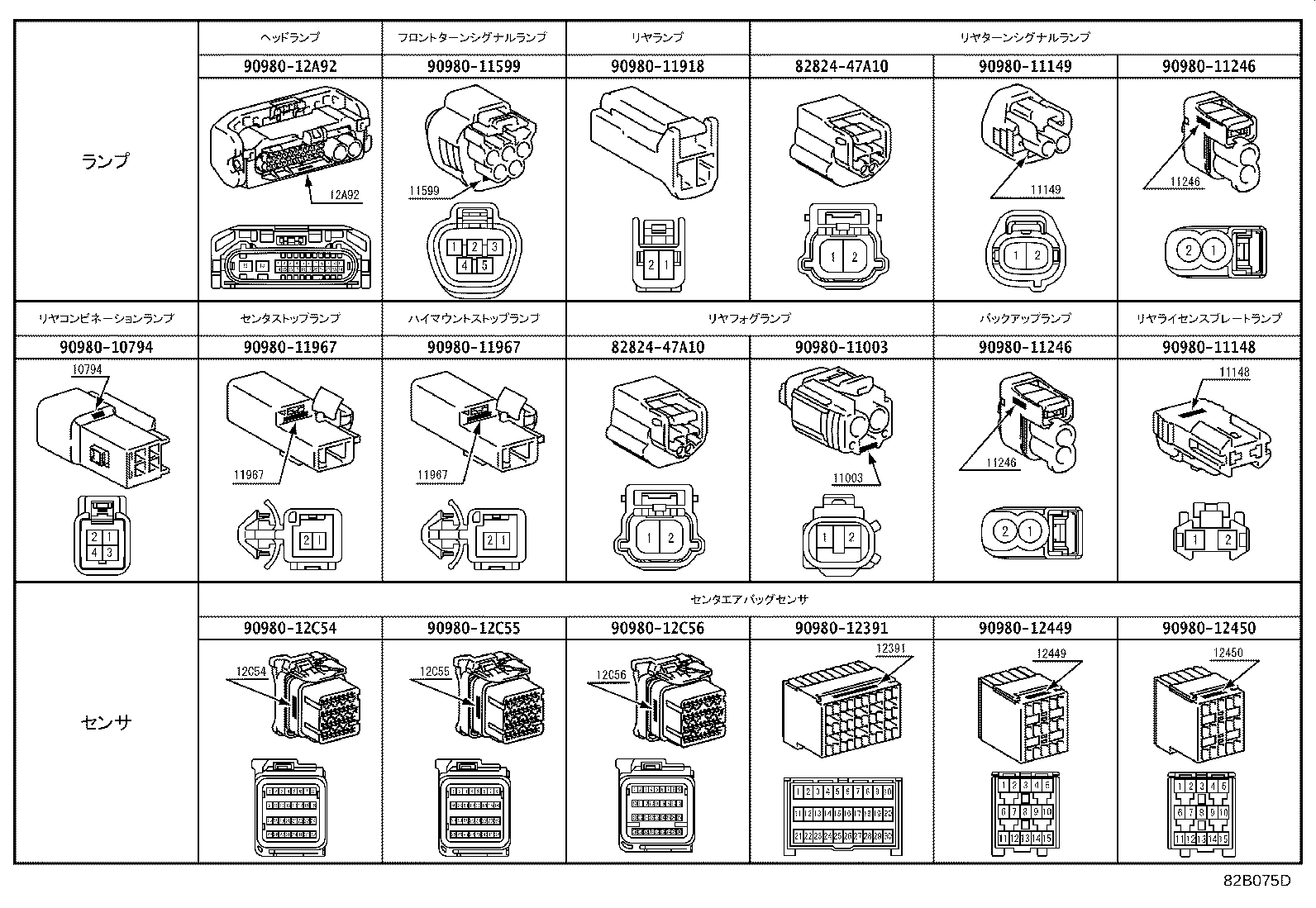 82113-47480 WIRE, ENGINE ROOM, NO.3 product image
