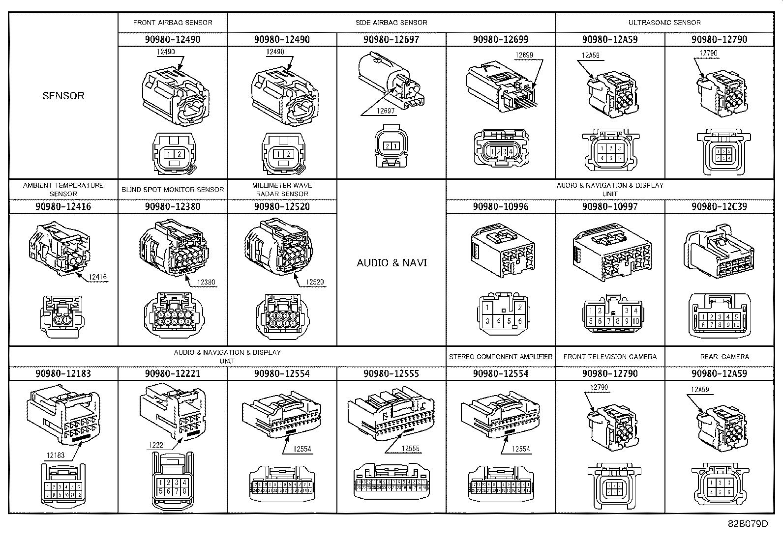 82142-47490 WIRE, INSTRUMENT PANEL, NO.2 product image