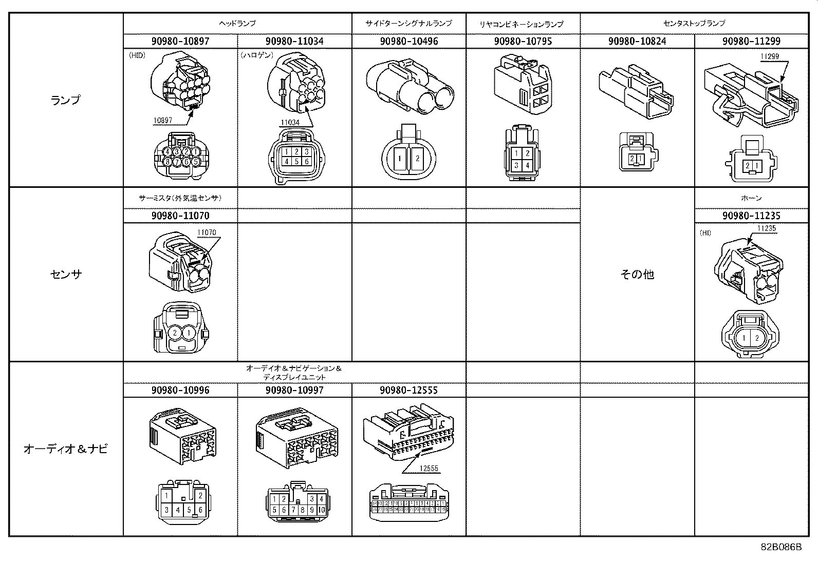 82183-18020 WIRE, LUGGAGE ROOM, NO.3 product image