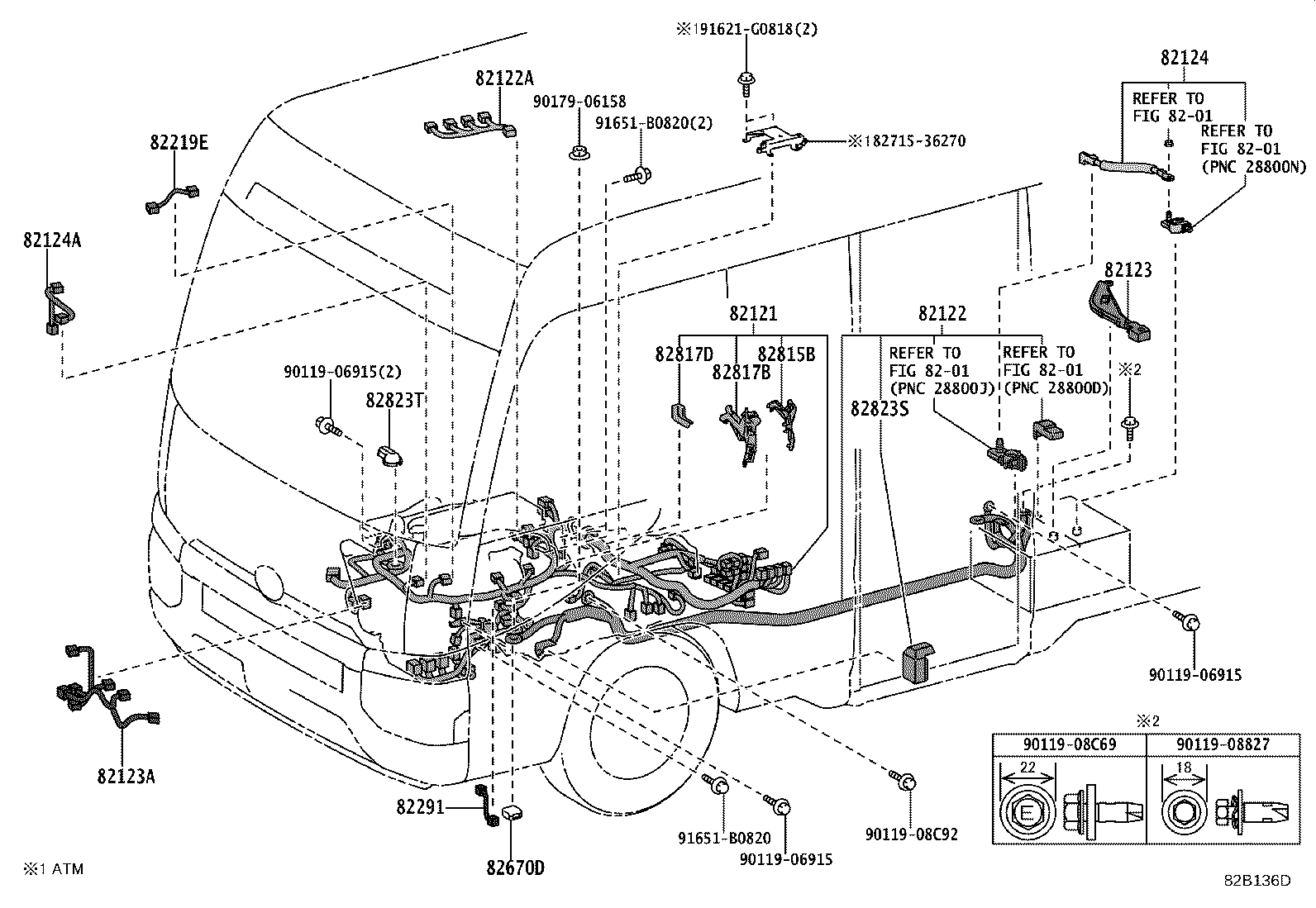 82142-V4050 WIRE, INSTRUMENT PANEL, NO.2 product image
