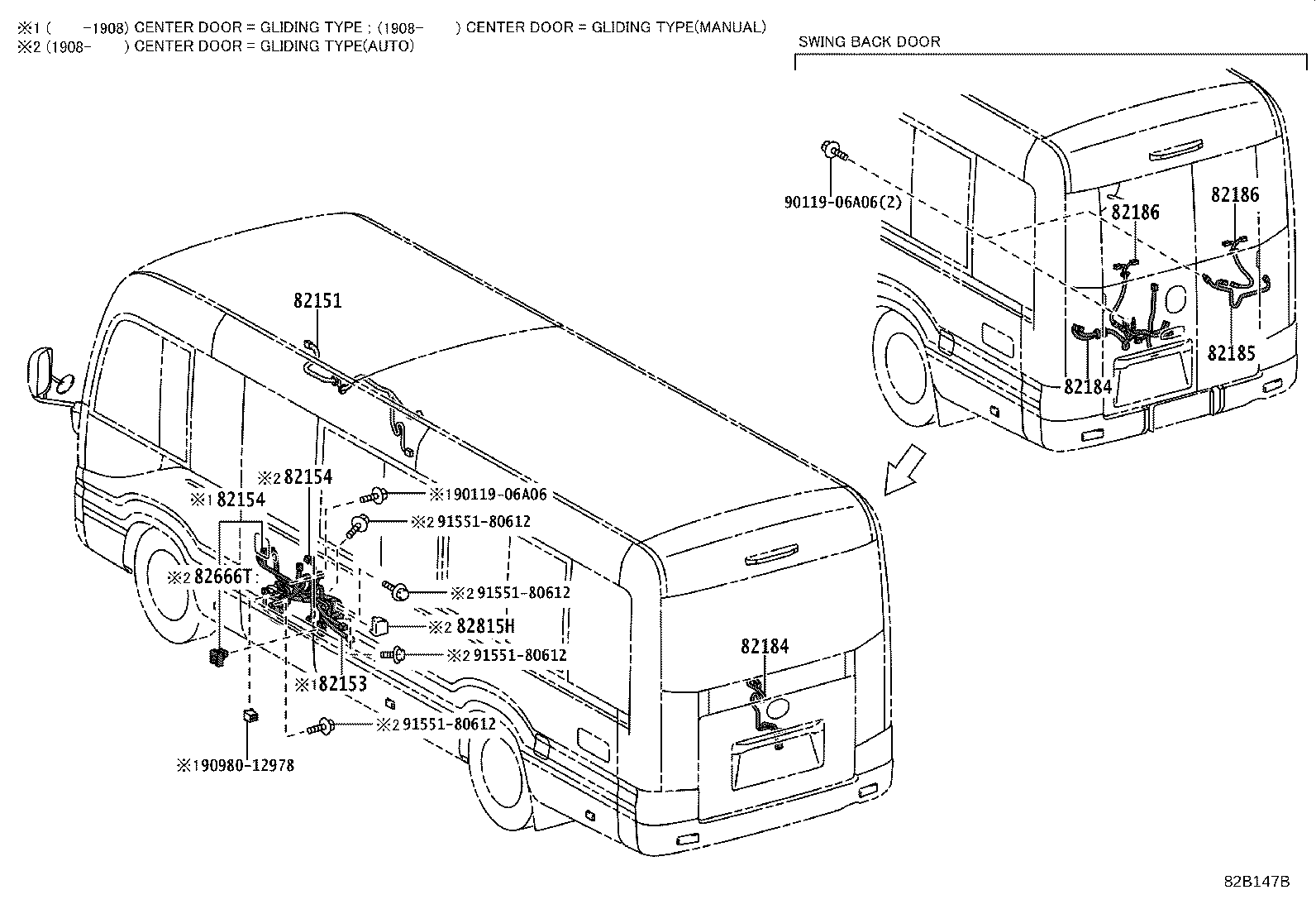 82142-36260 WIRE, INSTRUMENT PANEL, NO.2 product image