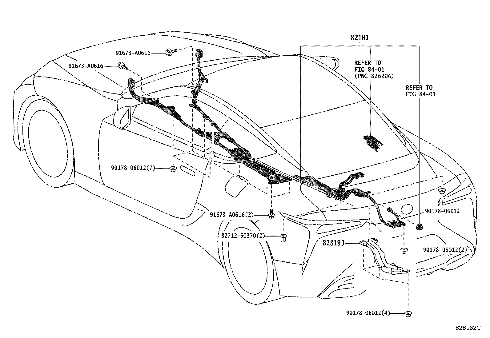 82121-11020 WIRE, ENGINE product image