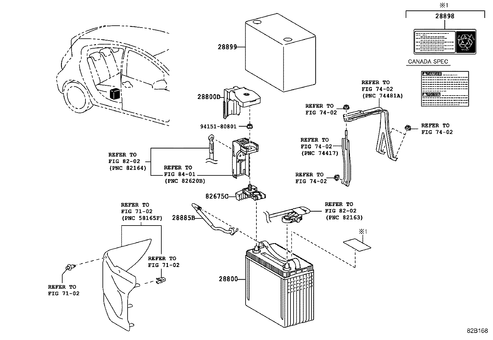 28897-21020 PLATE, BATTERY product image