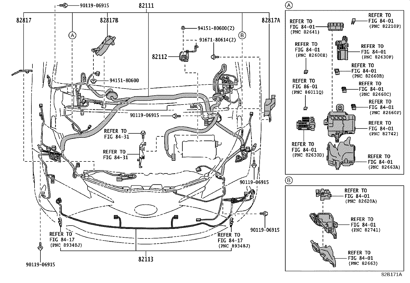 82113-52010 WIRE, ENGINE ROOM, NO.3 product image
